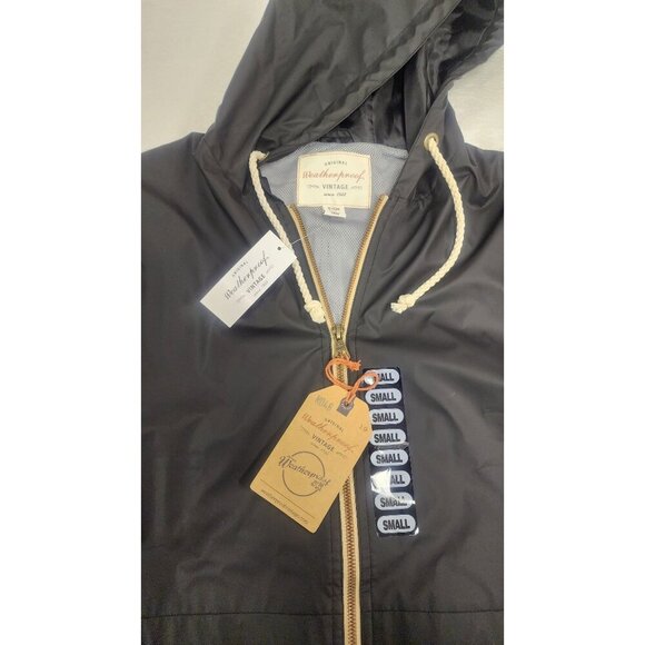 NWT Weatherproof Vintage Mens Lightweight Waterproof Hooded Rain Jacket - Picture 5 of 8